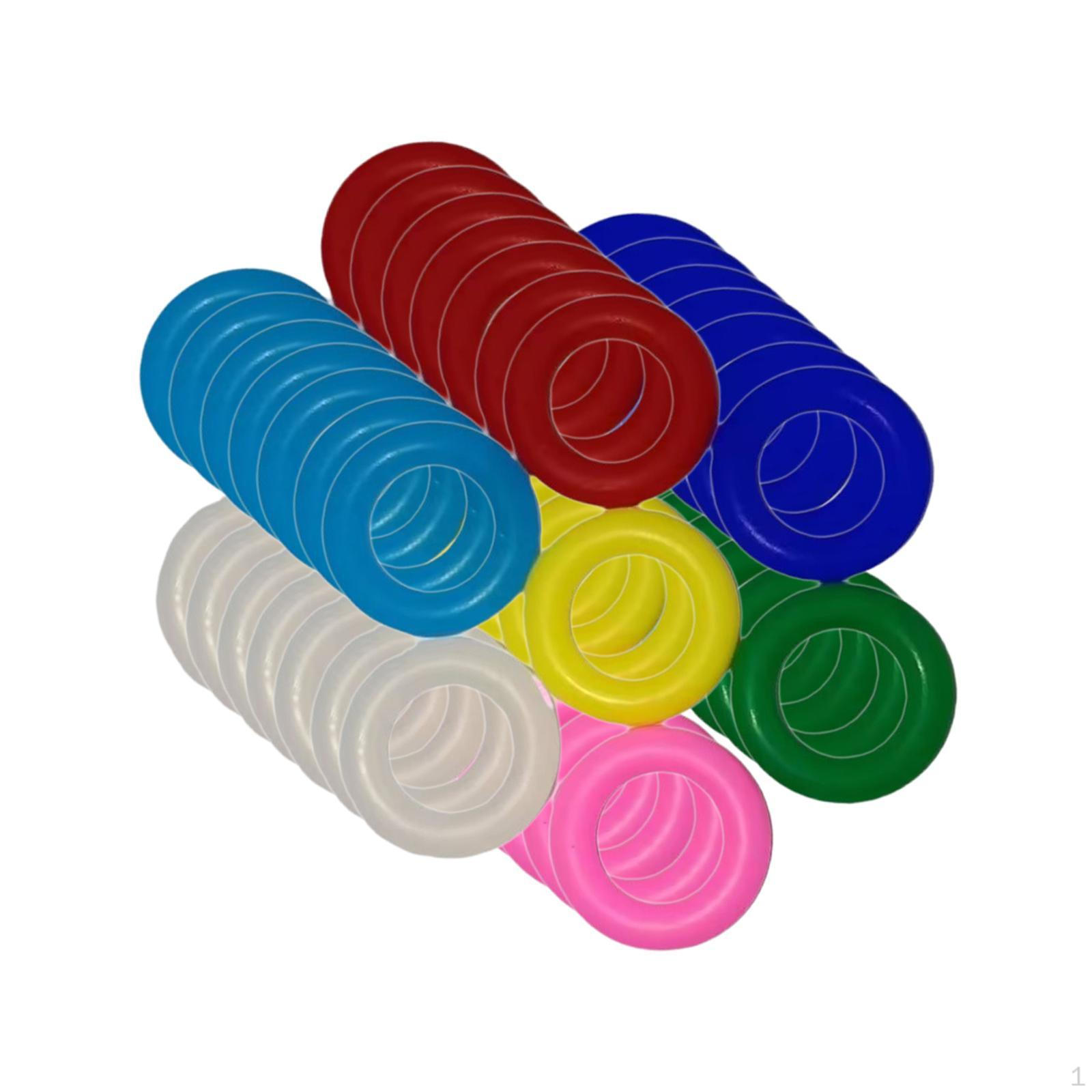 

100 колец для ног птиц, резиновые ленты для идентификации голубей 12mm