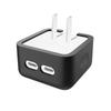 Foldable 40W PD Dual USB-C Power Adapter with Silicone for Apple Devices
