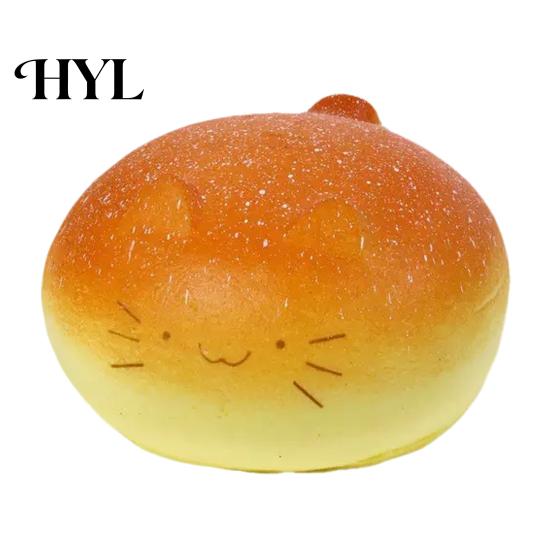 Fake Food Stress Reliever Simulated Toy Slow Rebound Bread Design Relief Rising Squeeze Realistic Texture Color Soft Silicone Decompression