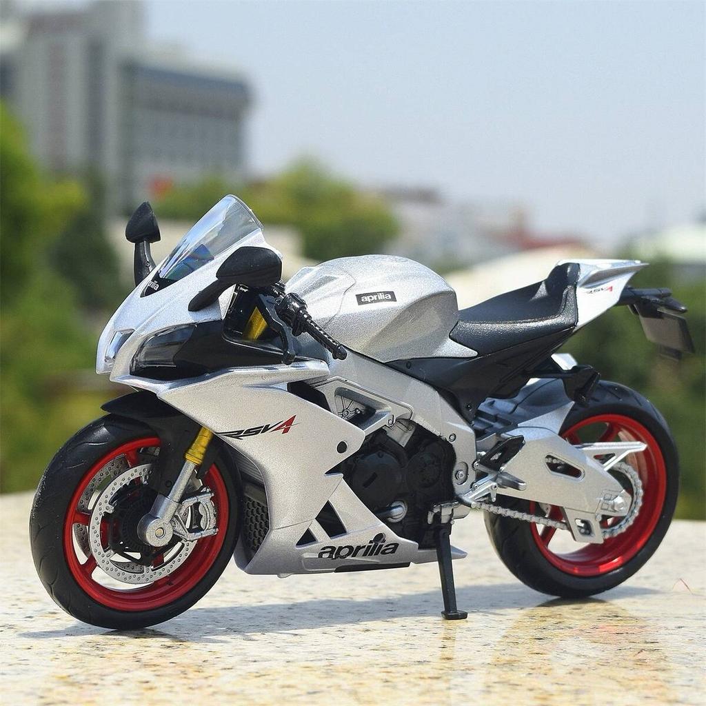 MotoGP Aprilia RSV4 RR1000 Racing Motorcycle Simulation Exquisite Diecast & Toy Vehicle RMZ City 1:12 Alloy Collection Model