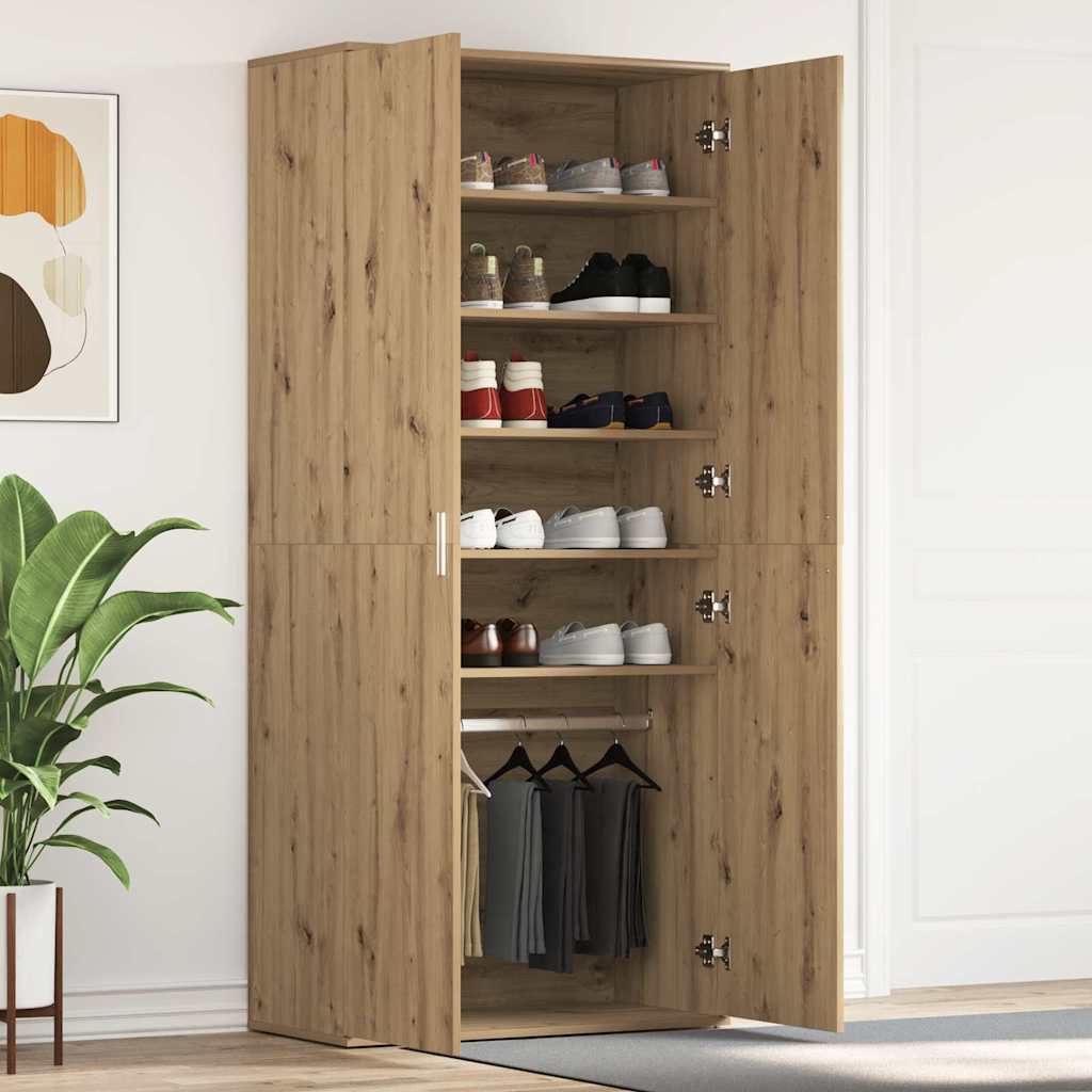 Mobile portascarpe Rovere Artigianale 80 x 39 x 178 cm Truciolato