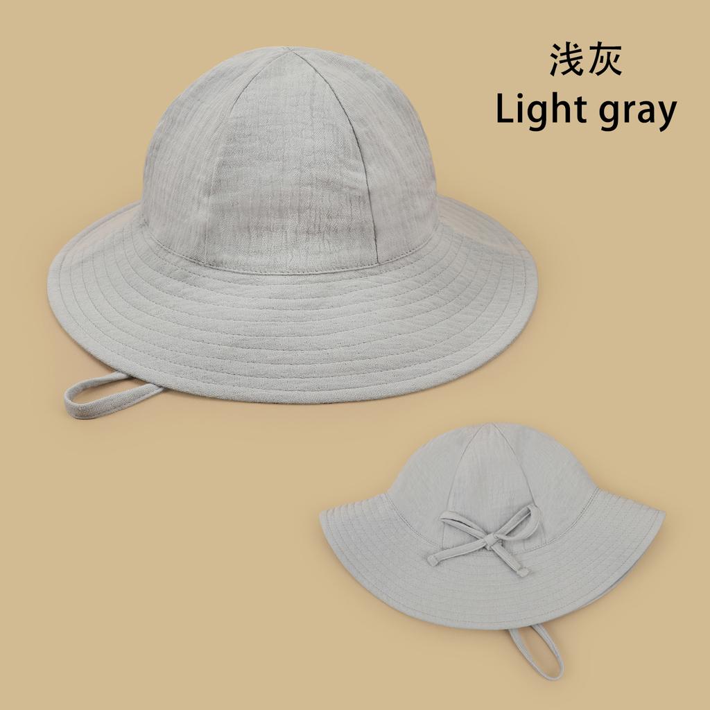 New born Bucket hat baby cap Girls Big brimmed sun hat Summer Kids Toddler Cap 0 to 48 Months Soft Cotton yarn Sun flower Hat