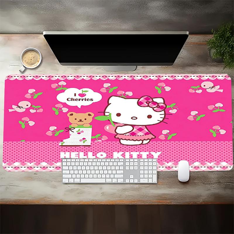 1pc Hello Kitty Cherry Theme Computer Pad with Vibrant Print, Mouse Pads for Desk 118