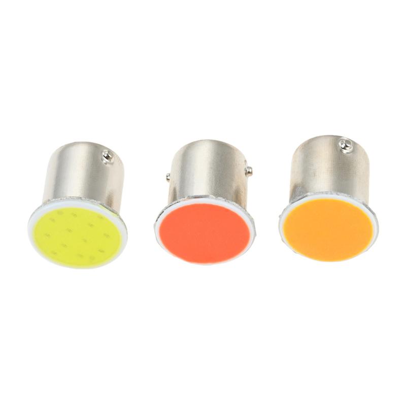 10Pcs 2.2*2cm10 pcs 1156 COB LED Bulb,Car LED Brake Lights Reverse Lights Turn Signals,Car LED Daytime And Nighttime Light Bulbs