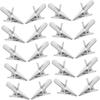 30Pcs Metal Crocodile Clip Home Room Decoration Xmas Tree Ornaments Christmas Flower Clip Wedding Decor New Year Accessories