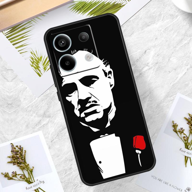 The Godfather Don Corleone Case For Xiaomi Redmi Note 13 14 Pro 12 11 10 15 Pro Plus Redmi 15 10C 12C 13C 14C 15C Cover