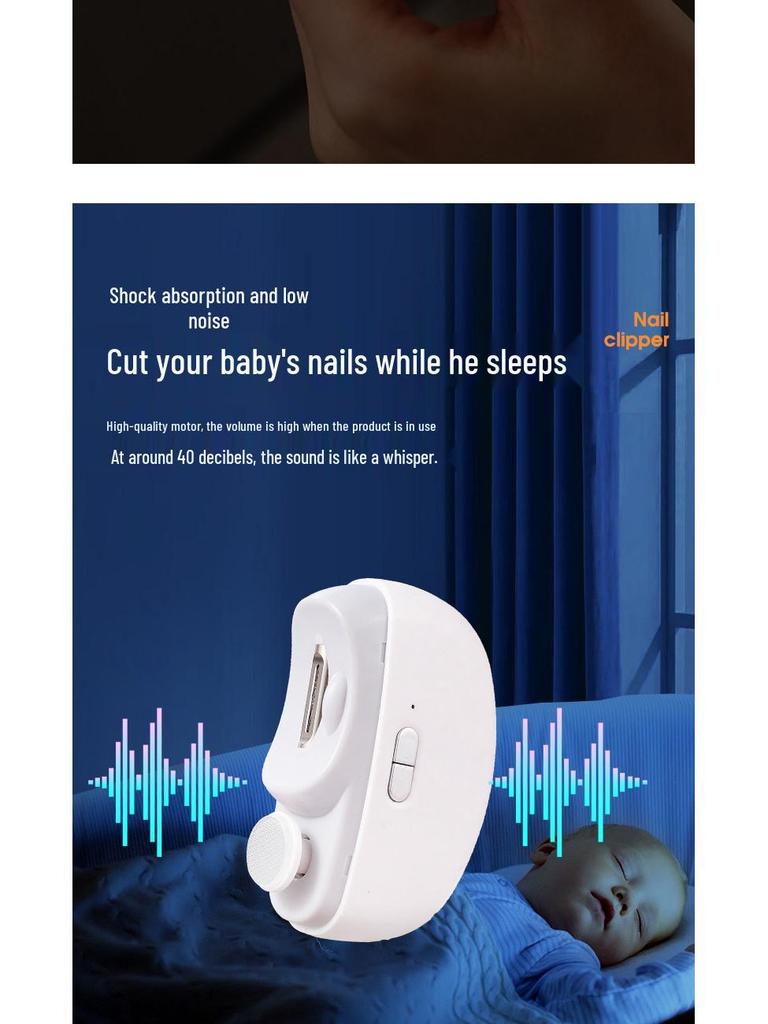 Child-Safe Electric Nail Clipper & Adult Trimmer Set