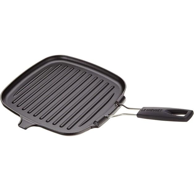 

Сковорода‑гриль Le Creuset квадратная чёрная 24×24 см (20054000000400)