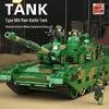 Military Tank Building Blocks Model Toy - Armored Vehicle Assembly Interlocking Set for Kids