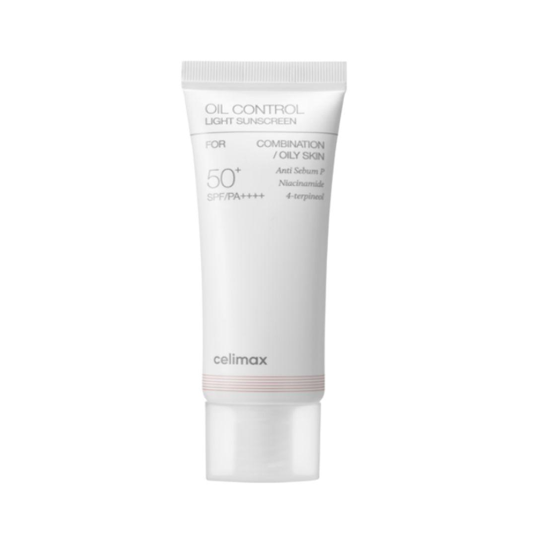 Celimax Oil Control Light Sunscreen SPF50+ PA++++ Lightweight Sebum Control UV Protection 40ml