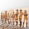 O Mousepad Anime F-Foxhole Court Antiderrapante Adequado Para Computadores de Escritório Laptops Jogos de E-sports Tapetes de Mesa Teclado XXL