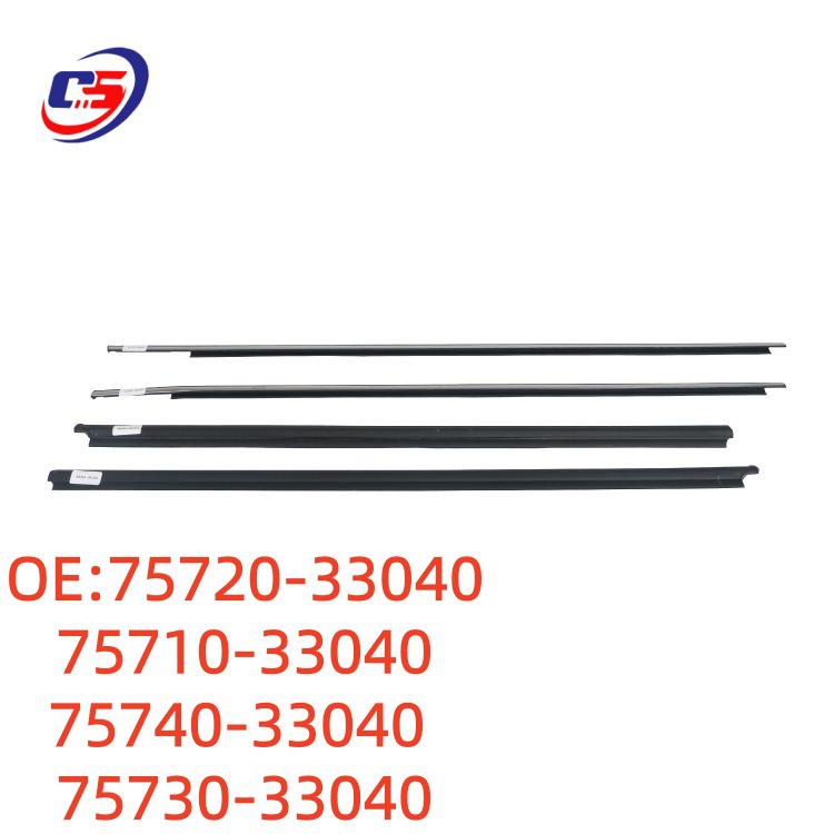 Toyota Camry Exterior Car Window Sealing Strip Water Deflector 75710-33040 75720-33040, 75710-33040, 75740-33040, 75730-33040