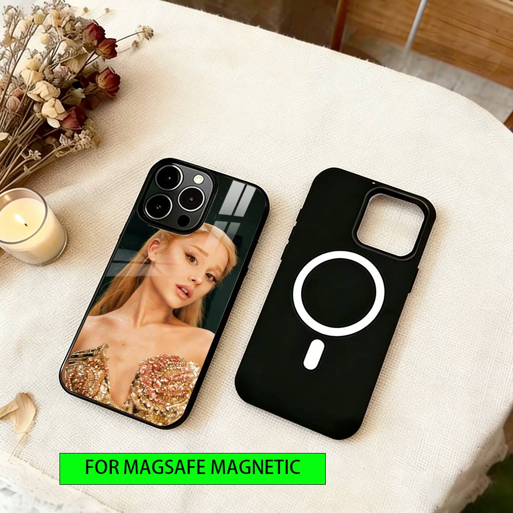 

A-Arianas Phone Case For iPhone17,16,15,14,13,12,11 Plus,Pro Magnetic with Magsafe Wireless Charging iPhone15ProMax