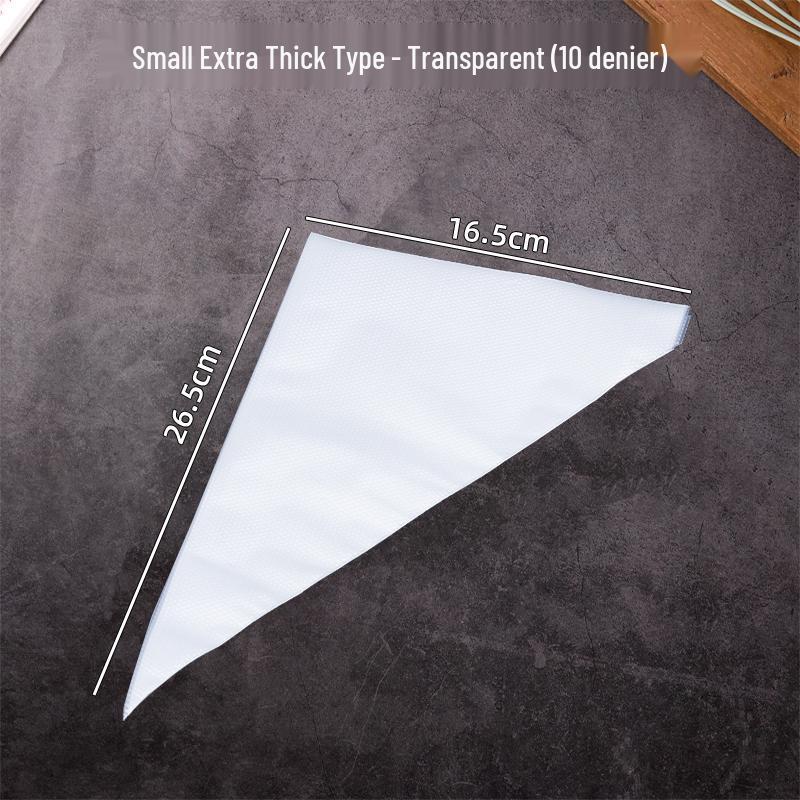 500-Piece Set of Thick Disposable Piping Bags for Cake Decorating and Cookie Icing