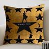 American Musical Hamilton Vintage Pillow Gift Home Office Decoration Pillow Bedroom Sofa Car Cushion CoverPillow Case