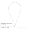 Emanco Fashion Men's Fashion Minority Simple Cuban Link Chain Necklace Unique Design Accessible Luxury Clavicle Chain