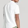 Polo Ralph Lauren FW22 Solid Color Logo Embroidered Single-Breasted Short Sleeve Shirt Men Shirts White MNPOWOV1N820049-100