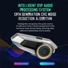Hysnox H10 Motorcycle Helmet Intercom 10-Person Group Intercom Up To 2000M CVC Noise Reduction