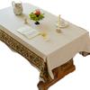 Pastoral Cotton And Linen Fabric Tablecloth Rural Embroidery Rectangular Tablecloth Coffee Table Cloth Modern Simple Dining Table Cloth