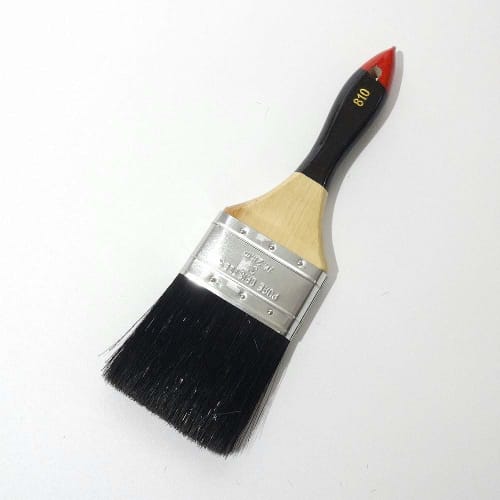 Hakeichi Long Bristle Duster Brush, Luster Brush, Mixed Bristle (Black Pig Bristle and PP), 3-inch, 75mm, 1 Brush