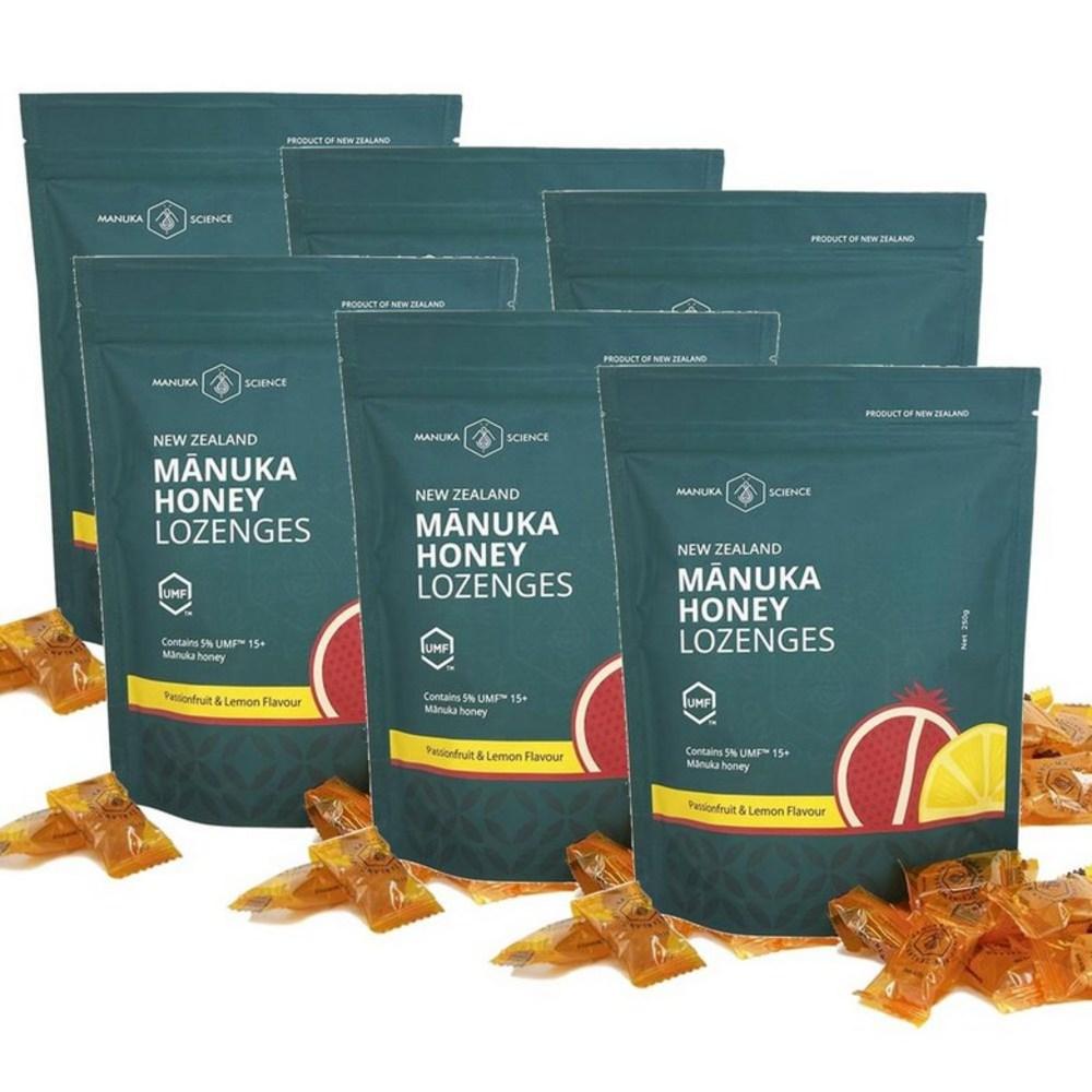Manuka Science Manuka Honey Lozenges Passion Fruit Lemon Scent 6 pcs 250g