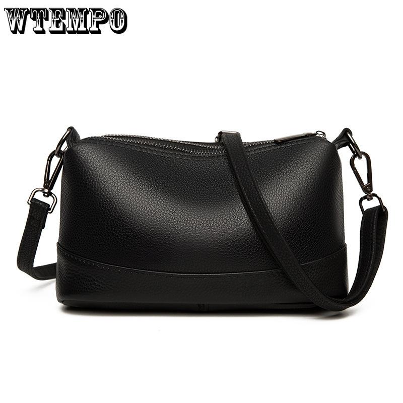 Echtes Leder, leuchtend rot, schicke Umhängetasche für Damen – modische Volltonfarbe mit Reißverschluss, Polyesterfutter