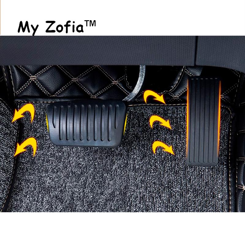 For BYD Atto 3 Yuan Plus 2023 2024 2025 Car Floor Mats Non-Slip PU Leather Floor Liners All-Weather Durable Foot Pad Accessories