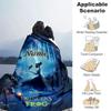 Custom 1pc Evil Queen's Crown Blanket, Soft And Comfortable Blanket, Casual Warm, Camping Travel Blanket, Birthday Gift Q910180