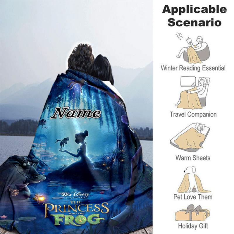 Custom 1pc Evil Queen's Crown Blanket, Soft And Comfortable Blanket, Casual Warm, Camping Travel Blanket, Birthday Gift Q910180