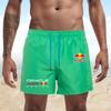 Red Bull Pantaloncini da Spiaggia da Uomo con Stampa F1 Asciugatura Rapida 2026 Costume da Bagno Estivo