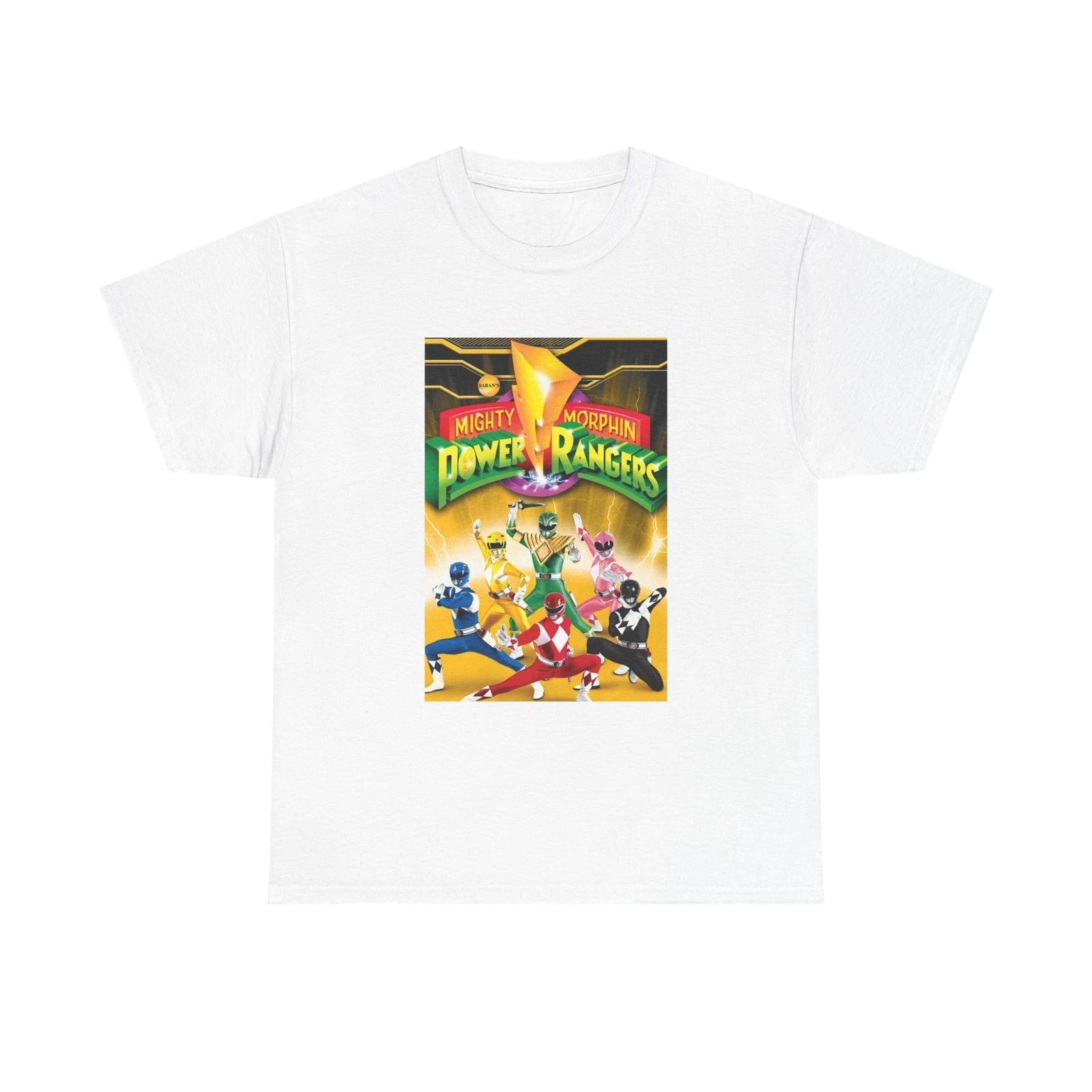 Men s and Women s T-shirts Power Rangers XXL