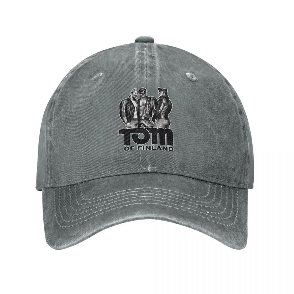 TOM OF FINLAND - KINK (BLACK) Fashion Baseball  Peaked  Men's Hat Women's  Sun