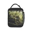 Machine Head Unto the Locust Album 2011 Lunch Bag Portable Lunch Box Unisex Office Print Cooler Bag Cute Tote Food Bags