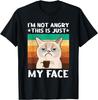 Sarcastic Funny Saying I'm Not Angry This Is Just My Face T-Shirt
