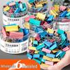 Large Colored Swallowtail Paper Clips - Boxed Assortment, Labor-Saving Design, Office Supplies