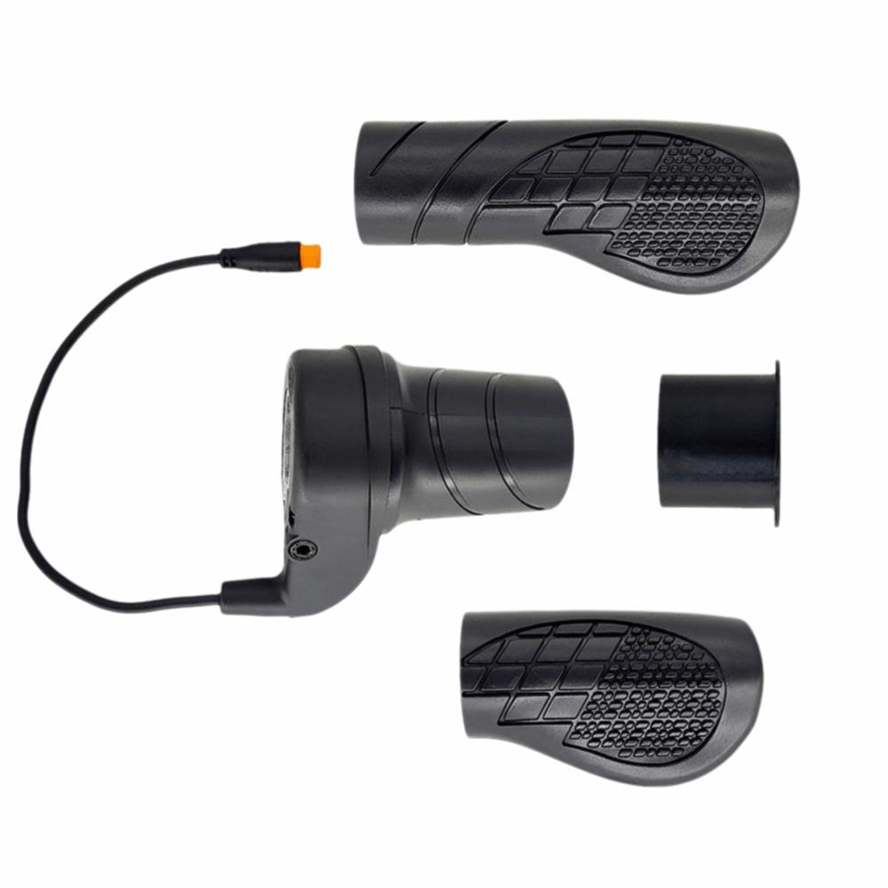 Waterproof Electric Bike Throttle Right Handle Thumb Throttle Half Twist Throttle  Ebike Conversion чёрный