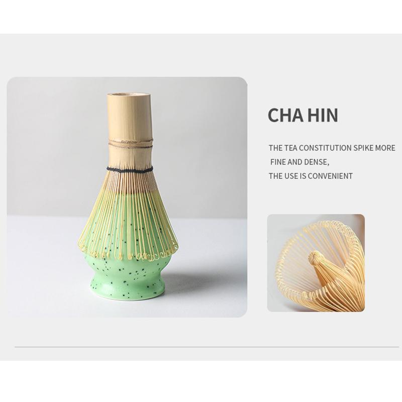 Set Cadou Matcha Tradițional 4/5/7/8 buc Tel Matcha Bambus Linguriță Bol Matcha Ceramic Suport Tel Seturi Ceai Japonez