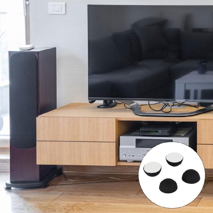 Sound Equipment AntiResonance Silicone Feet, Secure Adhesive, 20mm Silicone Elastomer Damper Set of 4