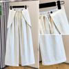 DIMANAF 2026 Plus Size Summer Women Pants Elastic Waist Oversize Fashion Office Lady Casual Long Pants Solid Black