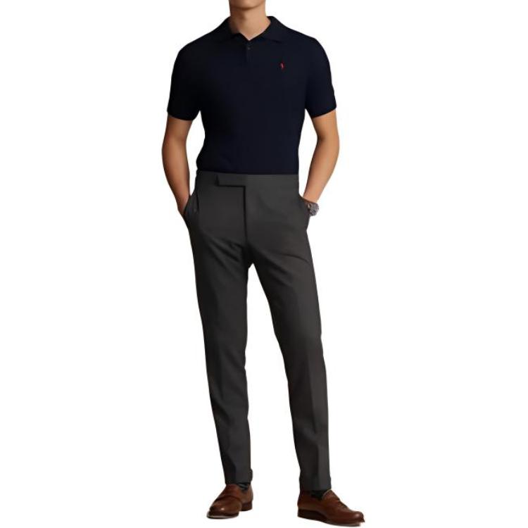 Polo Ralph Lauren Polo Pony cable-knit polo shirt 710917050-001