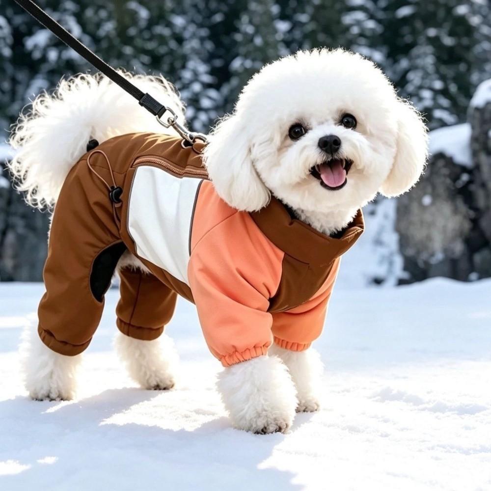 Warm Dog Coat Four Legged Dog Jacket Stylish Puppy Clothes Outdoor