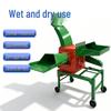 Multi-Functional Straw Crusher: Wet/Dry Livestock Cutter & Shredder with Automatic Feeding