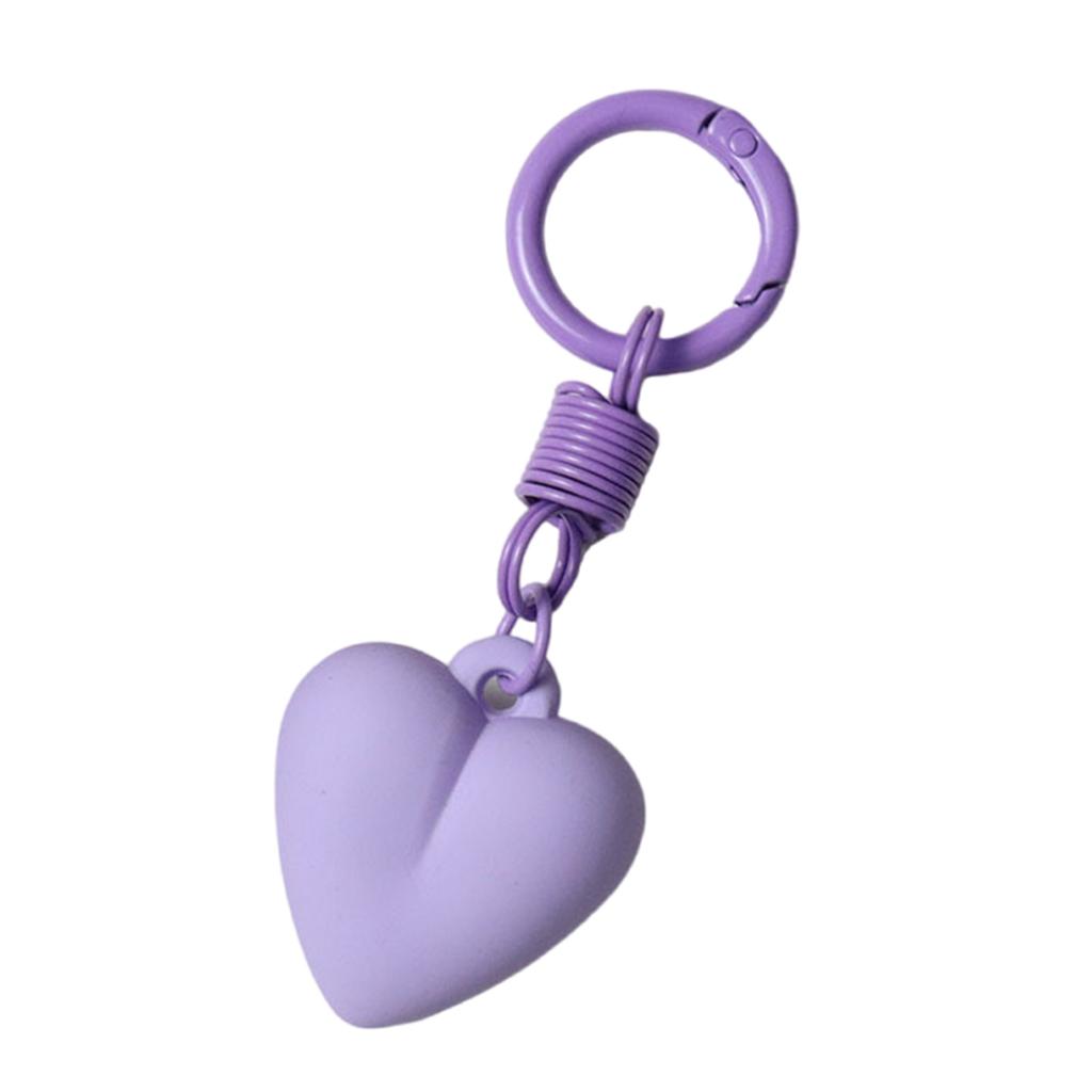 Heart Keychain Creative Keyrings Korean Styles Keychains Backpack Hanging Ornaments Car Key Rings for Bag Decoration