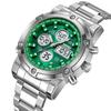 Skmei Military Sports Watches for Mens Analog Digital Display LED Waterproof Chronograph Three Time Zones Quartz Calendar Watch