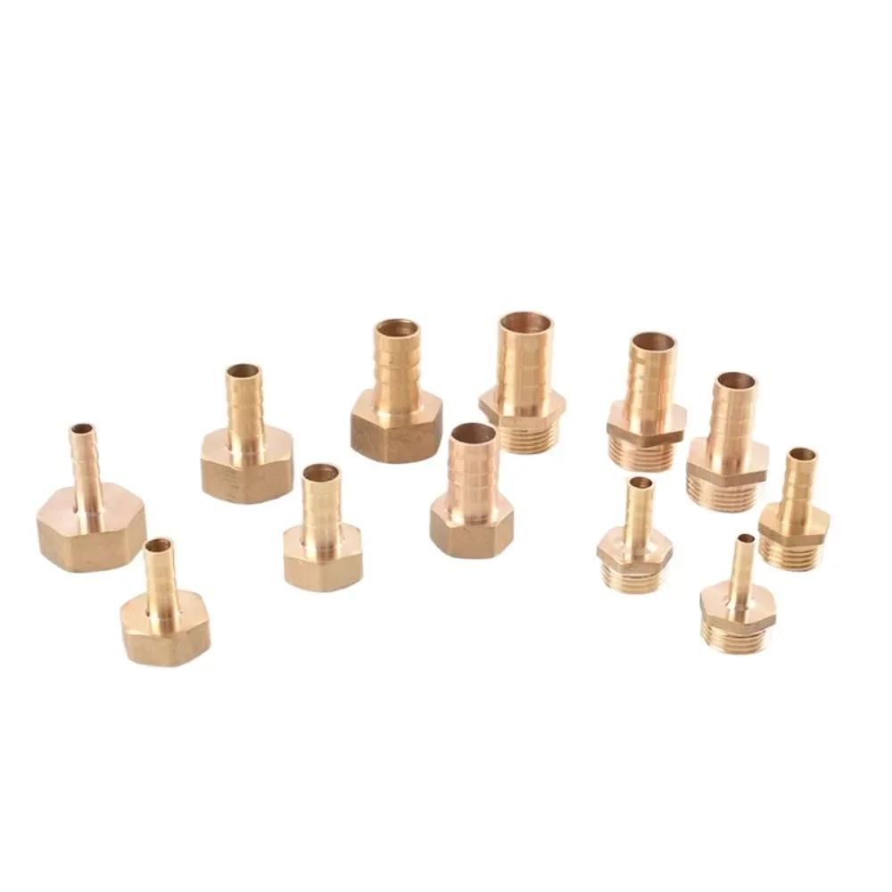 1/8" 1/4" 3/8" 1/2" 3/4" 1" BSP Male Female 3-50mm Hose Barb Tail Nipple Straight / Elbow 90 Degree Brass Pipe Fitting Connector