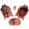 Wooden Puzzle Box Buddha Head