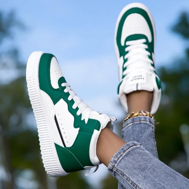 

MAEDEF Women s Shoes High Top Sneakers Unisex Waterproof Sports Shoes Lightweight Wear Resistant Tennis Shoes for Men Women 45 зелёный