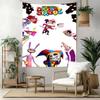 Digital Circus Wall Decor Tapestry Art For Pet Memorial Birthdaywedding Party Backdrop Family Gift