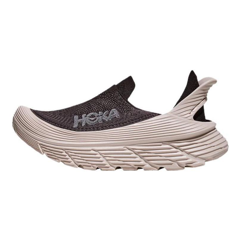 HOKA One One Restore TC Casual Shoes Unisex Black Beige 1134532-GXYG