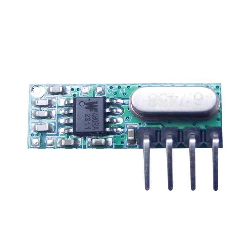 Kompaktes Superhet-Empfängermodul mit 315/433 MHz Schalter